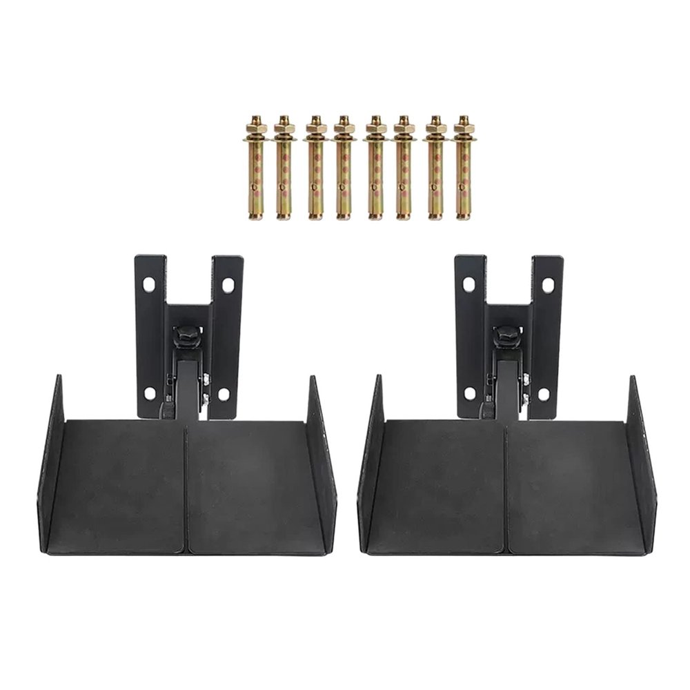 ARZARF Speaker Wall Mount Bracket Monitor Speaker Shelf Surround Audio Wall Mount Bracket Study Cafe Speaker Bracket Tray Wall Mount Bracket (Size : Wall-Hung Large Tray (Pair))