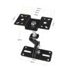 ARZARF Speaker Rack Hoisting Professional Stage Thickened Speaker Hanger Screw Ceiling Ring Surround KTV Box Bracket view 2