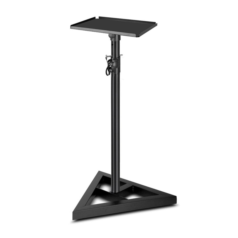 ARZARF Speaker Bracket Large Tray Bracket Universal 10 Inch Monitor Audio Tripod Lifting and Rotating HiFi Audio Bracket (Color : 1, Size : CH)