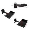 ARZARF Wall Mount Speaker Stand Surround Sound Wall Shelf Bookshelf Hanger for Home Theater, Office, Meeting Room (Size : 18cm) view 2