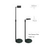 ARZARF Surround Speaker Bracket Satellite Audio Bracket Home Theater Rack Metal Floor Lift Bracket Audio Bracket (Color : Wall Mounted Models) view 2