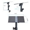ARZARF Speaker Bracket Adjustable Table Clip Speaker Bracket 10-15 Fine-Tuning Audio Bracket Lifting Height Monitor Speaker view 2