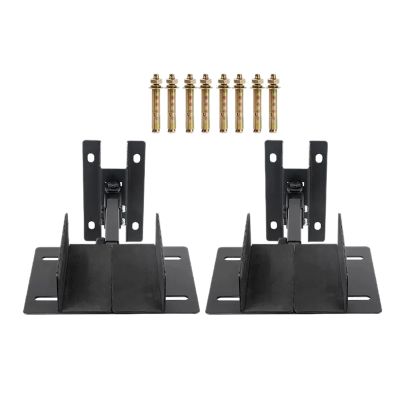 ARZARF Speaker Wall Mount Bracket Monitor Speaker Shelf Surround Audio Wall Mount Bracket Study Cafe Speaker Bracket Tray Wall Mount Bracket (Size : Wall-Hung Small Tray (Pair))