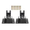 ARZARF Speaker Wall Mount Bracket Monitor Speaker Shelf Surround Audio Wall Mount Bracket Study Cafe Speaker Bracket Tray Wall Mount Bracket (Size : Wall-Hung Small Tray (Pair)) view 1