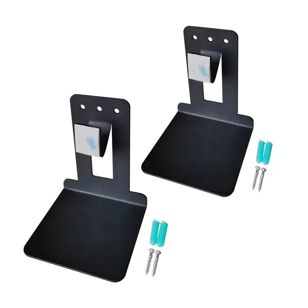 ARZARF Home Theater Metal Wall-Mounted Speaker Bracket Satellite Surround Sound Bracket Rack Floor Lift Bracket