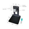 ARZARF Home Theater Metal Wall-Mounted Speaker Bracket Satellite Surround Sound Bracket Rack Floor Lift Bracket view 2