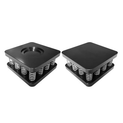 ARZARF KTV Subwoofer Shock-Absorbing Speaker Rack Shock-Absorbing Pad Bar Professional Audio Rack Audio Bracket (Color : Brass)