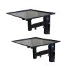 ARZARF Speaker Wall Bracket Universal Large Tray Bedside Bracket Steel Plate Projector Wall Bracket Audio Hanger view 1