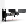 ARZARF Speaker Stand Speaker Wall Mount Bracket Surround Sound Hanger Wall Mount Bracket Audio Bracket (Color : Brass) view 3