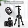 Andoer Tripod Mobile Camera 66 cm, Portable Lightweight Smartphone Tripod with 360 Rotating Ball Head 1/4" Screw QR Plate Carrying Bag for DSLR Camera Smartphone, Load 5 kg view 3