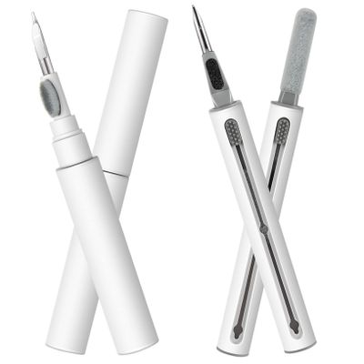 Gokbuy 2pcs Cleaner Kit, Multi-Function Cleaner Kit for Bluetooth Camera Earphone Computer (White)