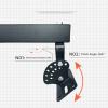 ARZARF Lengthened and Thickened Speaker Wall Mount Bracket Can Be Rotated and Can Be Adjusted to Tilt The Speaker Mounting Bracket (Color : D) view 4