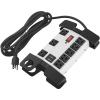 Heavy Duty Power Strip with USB, Workshop 8 Outlet Surge Protector 2700 Joules, Grey Industrial Metal 15Amp Power Strip, 10FT Extension Cord and Wide Spaced. view 1