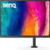 BenQ PD3205UA 32-inch Ergo Arm 4K Monitor, UHD, sRGB, Rec.709, HDR10, IPS, AQCOLOR Technology, USB-C, Factory-Calibrated, Hotkey Puck G2, KVM, Color Mode, DualView, Gray view 1