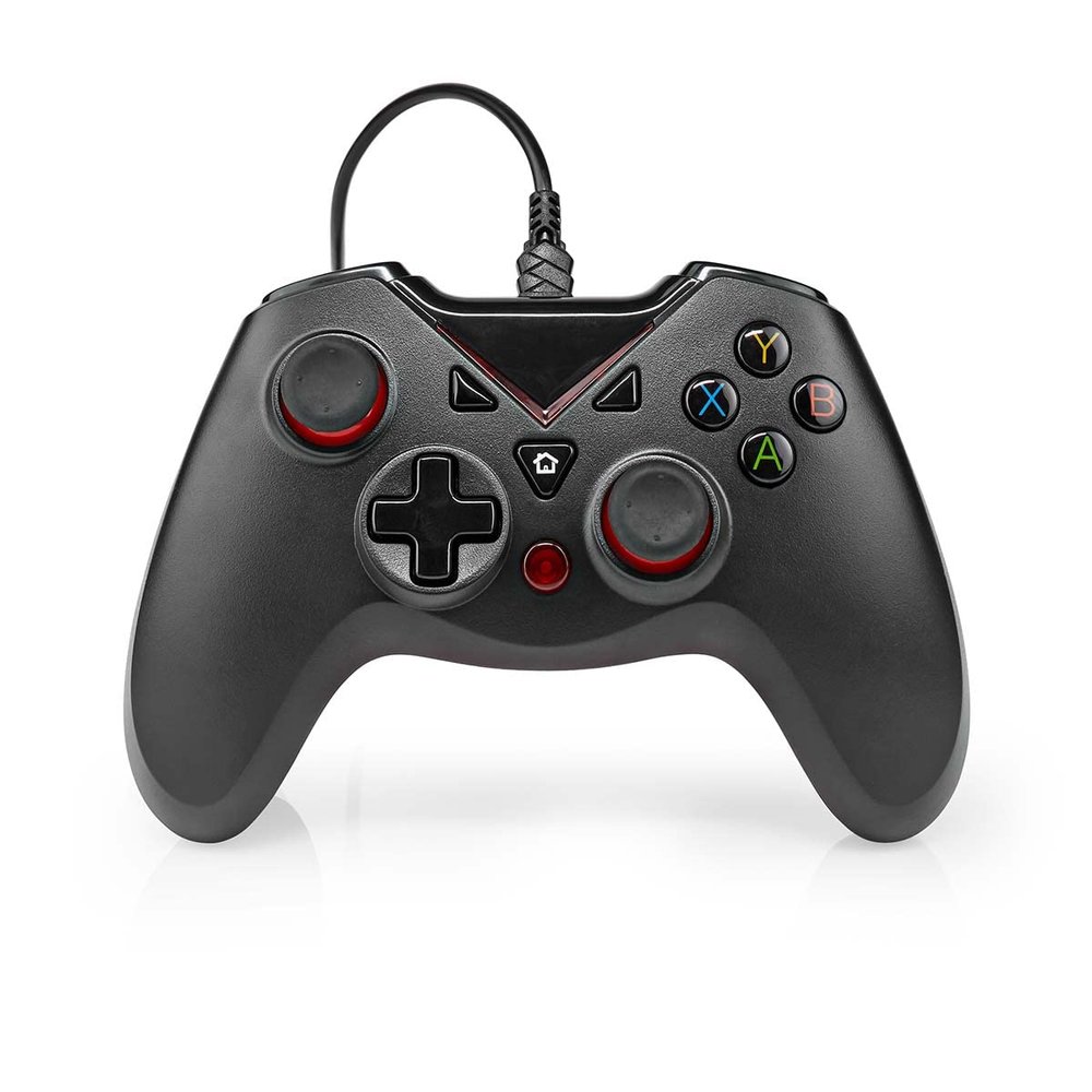 NEDIS Gamepad | USB Type-A | Powered by USB | PC | Number of Buttons: 12 | Rope Length: 1.60 m | Black