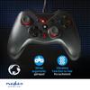 NEDIS Gamepad | USB Type-A | Powered by USB | PC | Number of Buttons: 12 | Rope Length: 1.60 m | Black view 3
