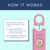 Shes BirdieThe Original Personal Safety Alarm for Women by WomenLoud Siren, Strobe Light and Key Chain in a Variety of Colors (Blossom) view 2