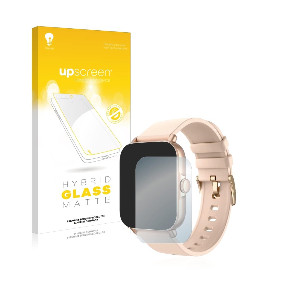 upscreen Matte Screen Protector Glass Film compatible with Naixues Y22 - Anti-Glare, Anti-Fingerprint, 9H Glass Protection
