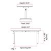 Arozzi Arena Ultrawide Curved Gaming and Office Desk with Full Surface Water Resistant DeskMat Custom Monitor Mount Cable Management Cut Outs Under The Desk Cable Management Netting - Dark Grey view 3