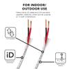 OSD Audio 12/2 Speaker Wire 12 AWG/Gauge 2 Conductor 100FT UL List in Wall Direct Burial Graded CL2/CL3 Oxygen Free Copper OFC Heavy Duty Spool - Black view 4