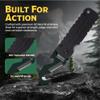 BLACKHAWK HAWKHOOK Compact Survival Multitool, 2-1/4 9CRMOV18 Blade with G10 Handle with Glass Breaker, Seatbelt Cutter, Serrated Edge, Wire Stripper, Screwdriver, Bottle Opener (BH15HH11BK) view 2