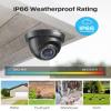 ZOSI 16 Channel Security Camera System 1080p, 2MP H.265+ Hybrid 16CH DVR with AI Human Vehicle Detect, 8 x 1080p CCTV Dome Camera Outdoor, 80ft Night Vision, 90 View Angle, Remote Access, 2TB HDD view 3