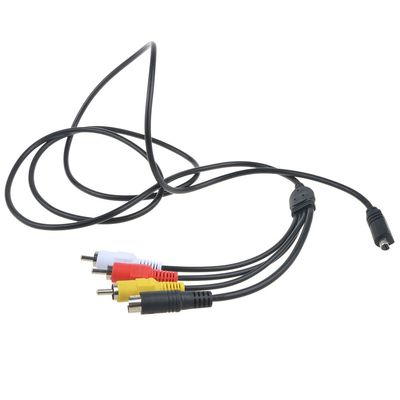 J-ZMQER 5ft AV A/V TV Video Audio Cable Cord Compatible with Sony Camcorder Handycam HDR-SR8/e/v/e