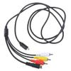 J-ZMQER 5ft AV A/V TV Video Audio Cable Cord Compatible with Sony Camcorder Handycam HDR-SR8/e/v/e view 2