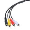 J-ZMQER 5ft AV A/V TV Video Audio Cable Cord Compatible with Sony Camcorder Handycam HDR-SR8/e/v/e view 3