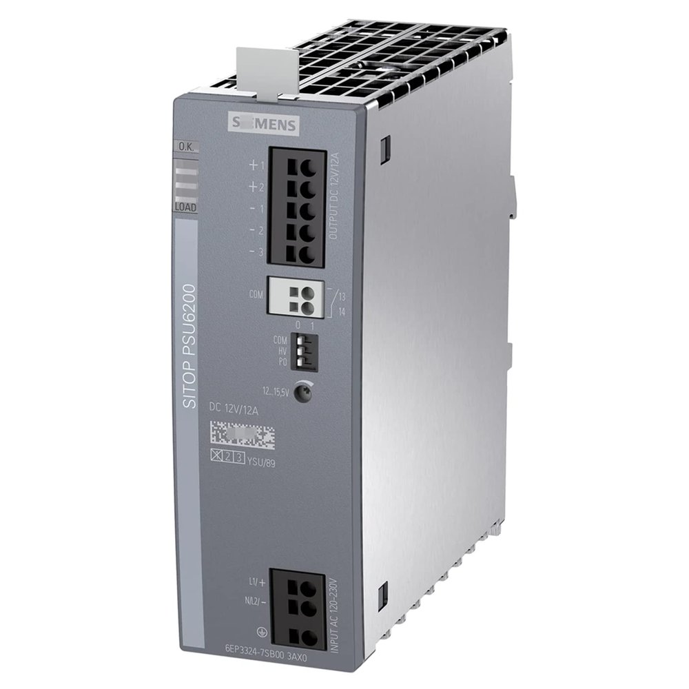 6EP3324-7SB00-3AX0 PSU6200 12V/12A Stabilized Power Supply 6EP33247SB003AX0 Sealed in Box 1 Year Warranty Fast Shipment