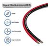 16AWG 100FT Speaker Wire, 2 Conductors Electrical Red Black Cable Hookup LED Lighting Strips Flexible Wire Extension Cord 16 Gauge Copper Clad Aluminum Copper Wire 12V/24V DC Cable view 3