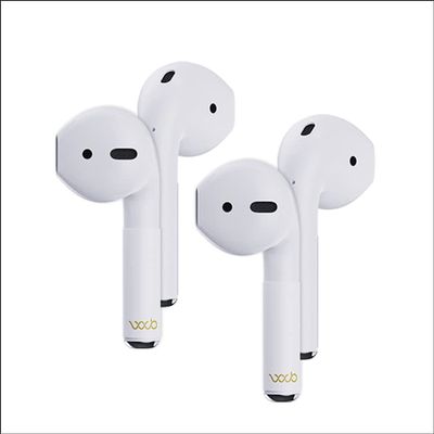 WaveBlock Classic, 2 Pair EarProtect Sticker for AirPods Classic 1st Generation, Harm Blocker for AirPods, 5G Shield Reduction, Fits in Case, Tested in FCC Certified Lab