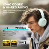 Edifier W820NB Plus Hybrid Active Noise Cancelling Headphones - LDAC Codec - Hi-Res Audio Wireless & Wired - Fast Charge - 49H Playtime - Over Ear Bluetooth V5.2 Headphones- Green view 2