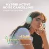 Edifier W820NB Plus Hybrid Active Noise Cancelling Headphones - LDAC Codec - Hi-Res Audio Wireless & Wired - Fast Charge - 49H Playtime - Over Ear Bluetooth V5.2 Headphones- Green view 3