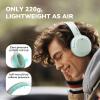 Edifier W820NB Plus Hybrid Active Noise Cancelling Headphones - LDAC Codec - Hi-Res Audio Wireless & Wired - Fast Charge - 49H Playtime - Over Ear Bluetooth V5.2 Headphones- Green view 4