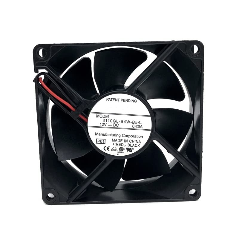 3110GL-B4W-B54 DC12V 0.30A 8025 8cm 2-Wire case Cooling Fan