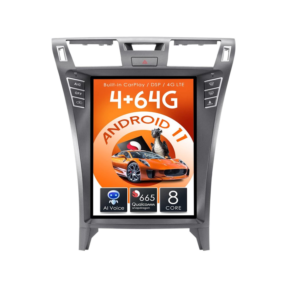 ZWNAV Android 11 Tesla Car Stereo for Lexus LS460 LS600H 2007-2015,Qualcomm Snapdragon,IPS Touch Screen, Car GPS Navigation Head Unit, Bluetooth
