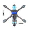 FEICHAO Drone Frame HD Digital Graphics Mounting Carbon Fiber Rack Kit Compatible with MAK5 O3 Quadcopter Drone (Black) view 2