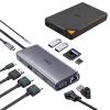 SSK Bundles 2TB Portable NAS Wireless Hard Drive 11 in 1 USB-C Docking Station with Dual HDMI, VGA,1000Mbps Ethernet Port ect view 1