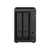 Synology DS723+ 2-Bay Diskstation NAS (AMD Ryzen 4 Threads R1600 Dual-Core 2GB Ram 2xRJ-45 1GbE LAN Port), 8TB Bundle with 2 x 4TB WD Red Plus NAS HDDs view 1