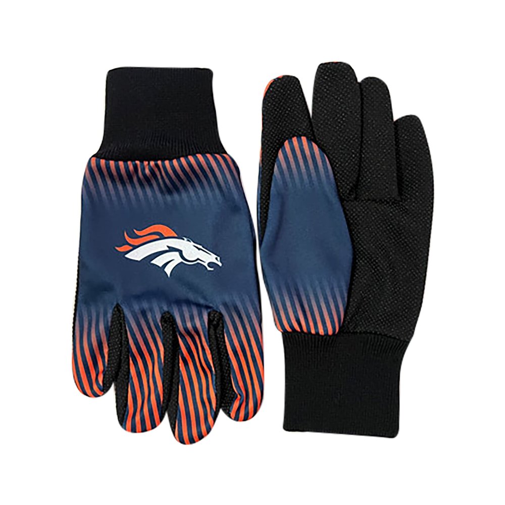 FOCO NFL Adult Size Work Gloves (Denver Broncos)