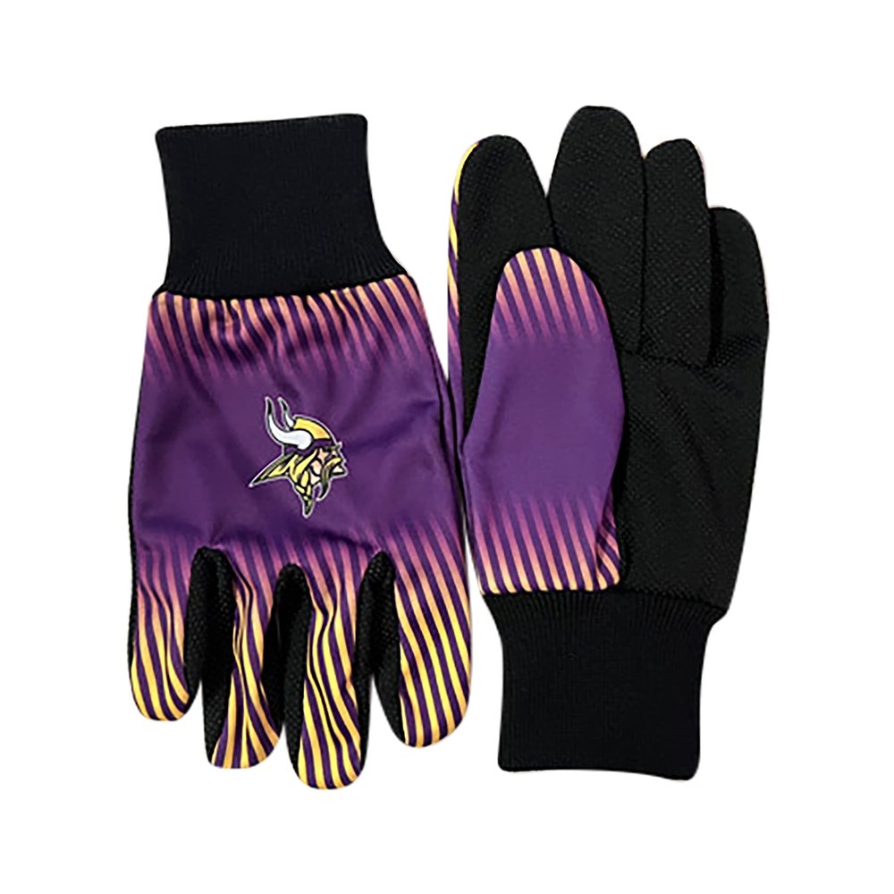 FOCO NFL Adult Size Work Gloves (Minnesota Vikings)