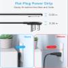 Desk Clamp Power Strip with PD 20W USB C, Desktop Edge Mount Surge Protector with 6 Outlet, Table Edge Socket with Switch, 6 ft Flat Plug Slim Extension Cord, Fit 1.8 inch Tabletop Thick view 4