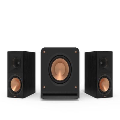 Klipsch 2.1 Ebony System - Model RP-600M II, RP-1000SW