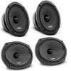 DS18 PRO-ZXI Pro Audio Loudspreaker Combo | (2) 6.5" Loudspeakers paired with (2) 6x9 Loudspeakers | 600W Max Power | Gloss Black Basket Face with Black Bullet Dust Covers | 4 Speakers Total view 1