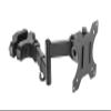 AMER Universal Full Motion Pole Mount Monitor Arm with Removable 75mm and 100mm VESA Plate, Fits 17 to 32 inch Screens, Black, PM111 view 2