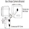 RYDEEN BRK01  Mounting Brackets for Miny Style Cube Cameras with Necessary Screws (can use for CM-AHD1) view 3