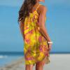 Beach Dresses for Women Spring Striped Print Cute Dress Cover Up Sundress Sleeveless Casual Boho Dress American Flag Patriotic Cute Dress Sundress Sleeveless Casual Boho Tank Dress view 3