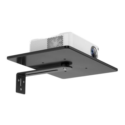 ARZARF Projector Mount Stand Projector Bracket Wall Mounted with Tray Training Universal Pan Tilt Adjustment BedHead Shelf Meeting Projector Shelf Projector Stand