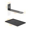 ARZARF Projector Mount Stand Projector Bracket Wall Mounted with Tray Training Universal Pan Tilt Adjustment BedHead Shelf Meeting Projector Shelf Projector Stand view 2